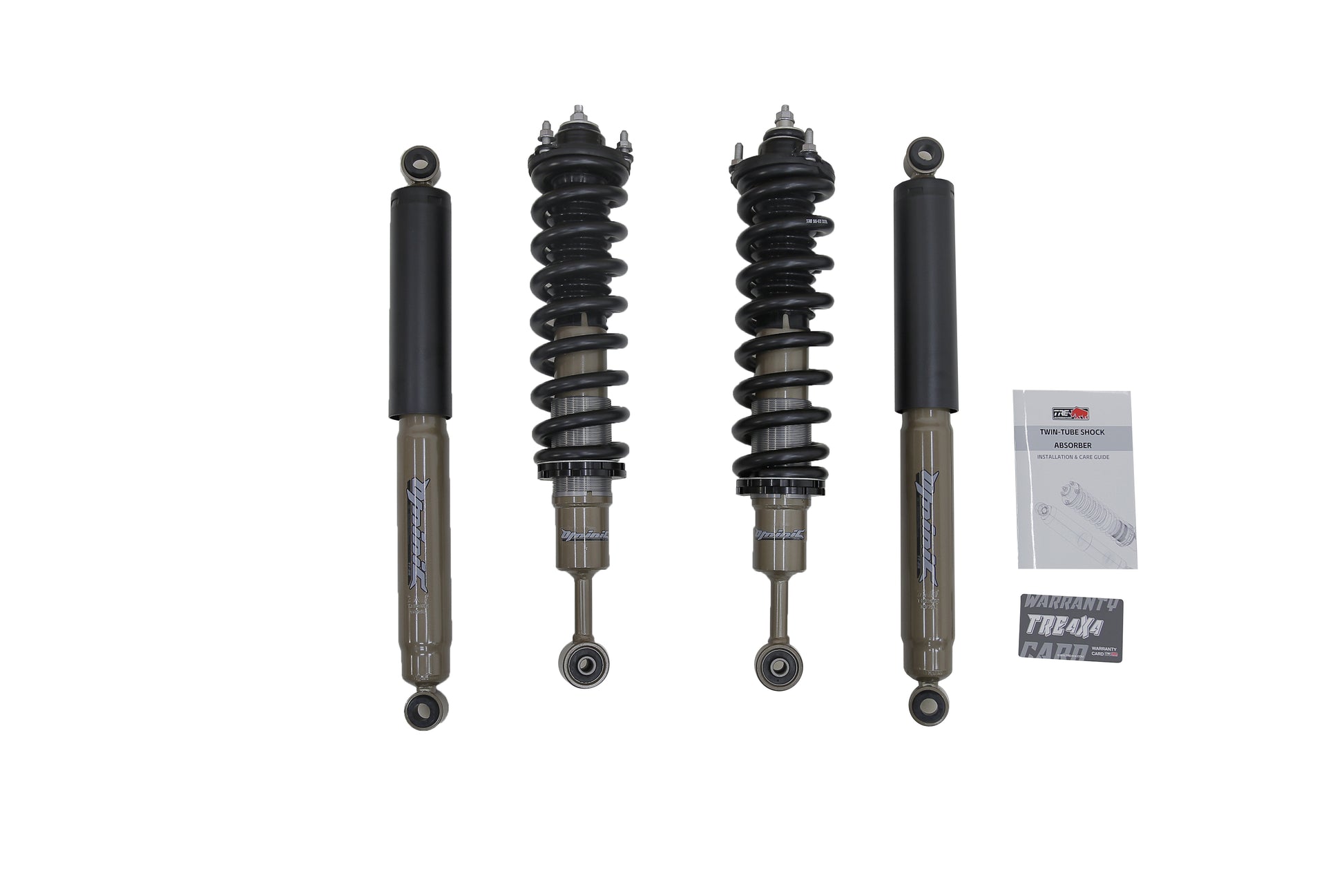 TRE4x4 2 inch Ominic Twin Tube Shock Absorber for Toyota Hilux Revo 2015-2020 front view
